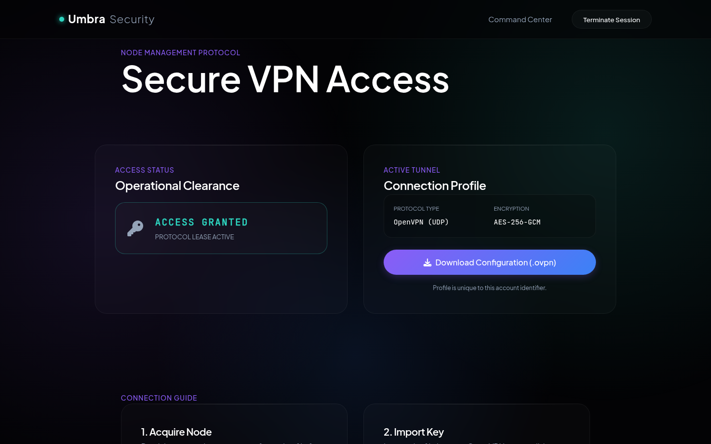 VPN screenshot 1